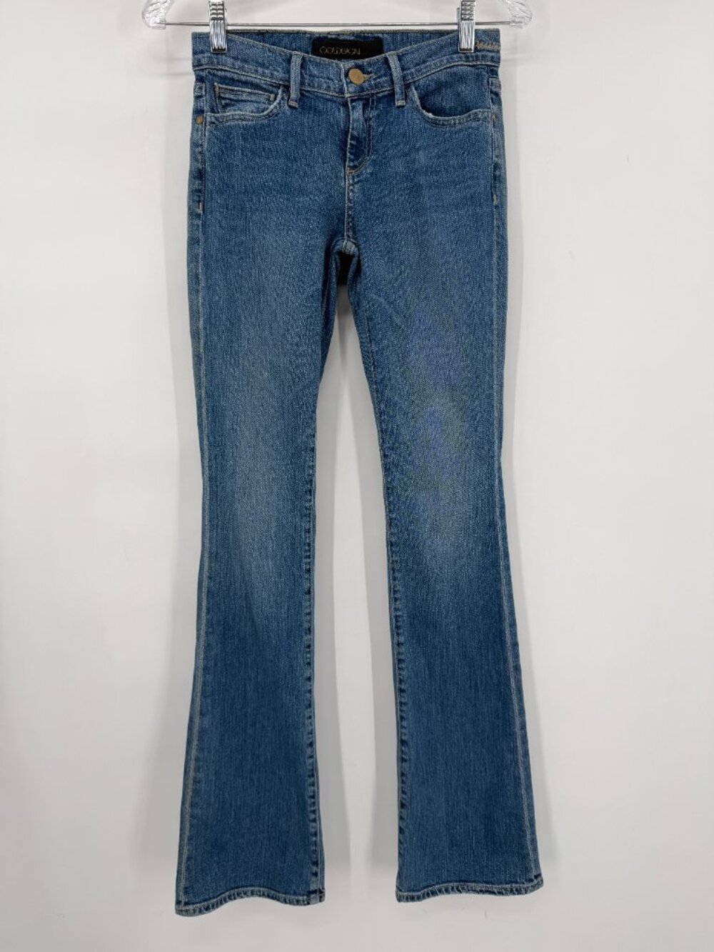 Goldsign Passion Jeans Size 26 Low Rise Bootcut Flare Y2K Women's